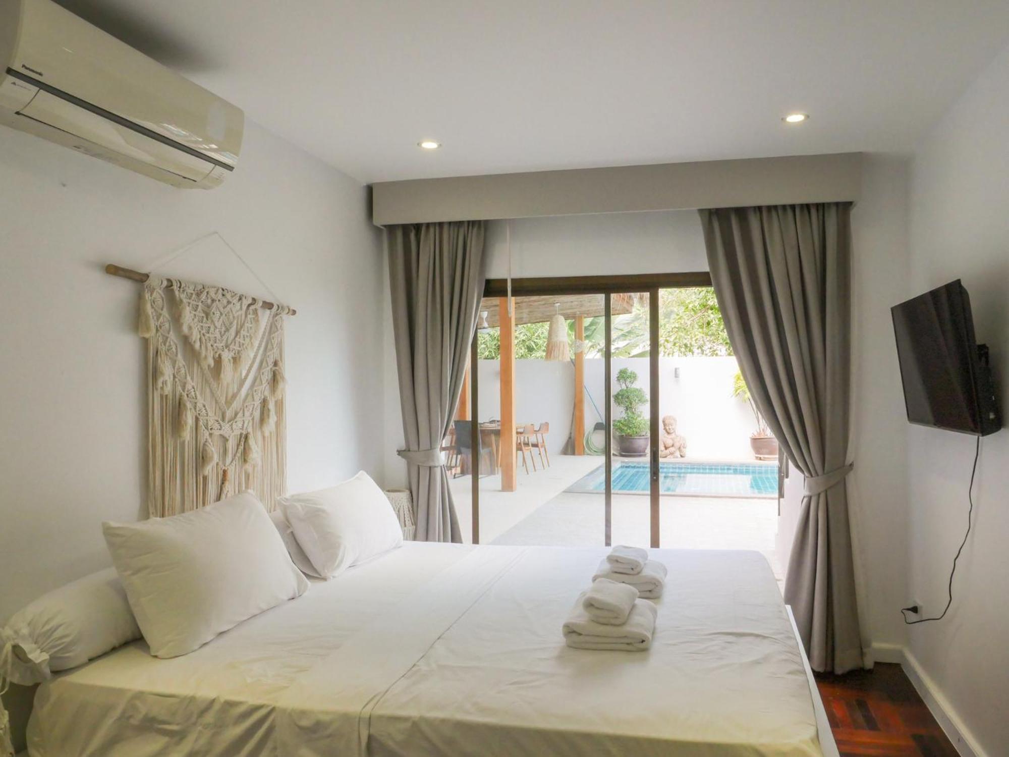 Villa Macha 2 Bedroom Private Pool&Seaview Pantai Chaweng Luaran gambar