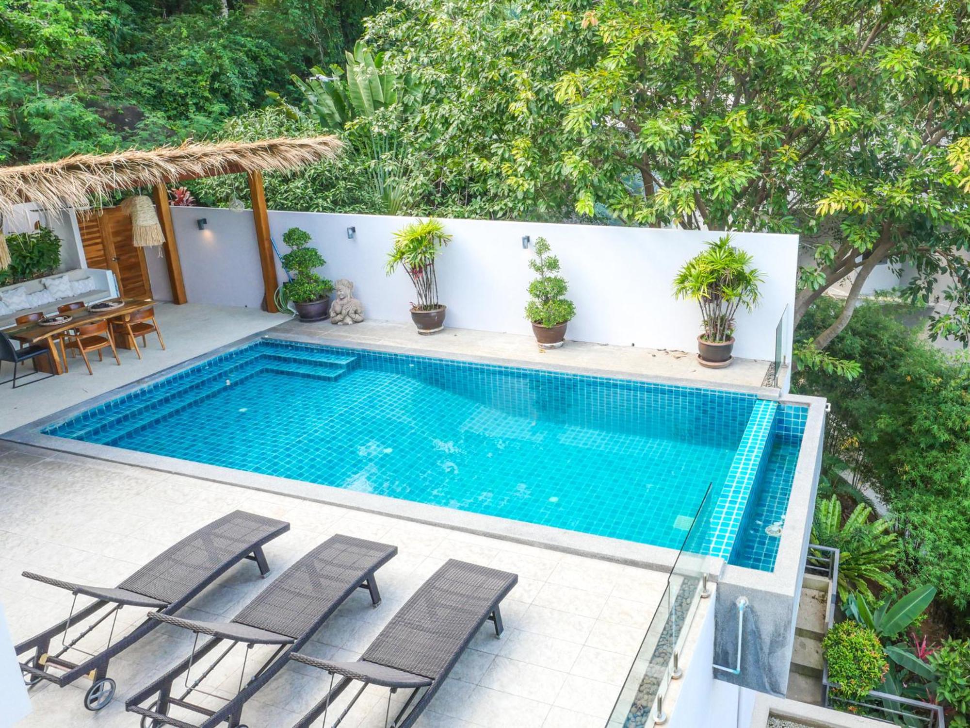 Villa Macha 2 Bedroom Private Pool&Seaview Pantai Chaweng Luaran gambar